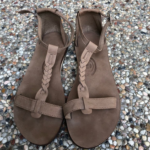 rainbow calafia sandals